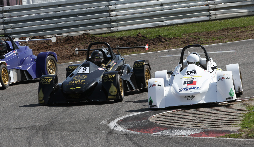 Kampen var hård
(Foto: Motorsporten.dk)